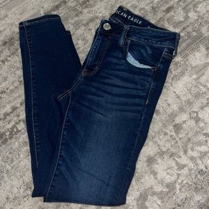 Blue jeans from American eagle next level stretch